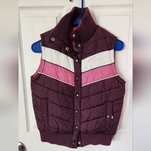Roxy Retro Quilted Vest Small
